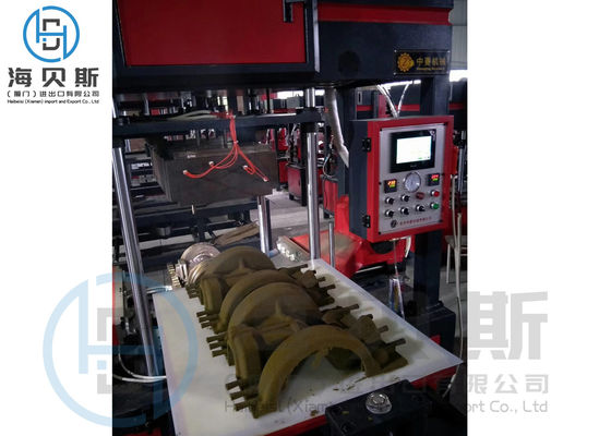 PLC Control Sand Moulding Machine , Automatic Operation Sand Casting Machine